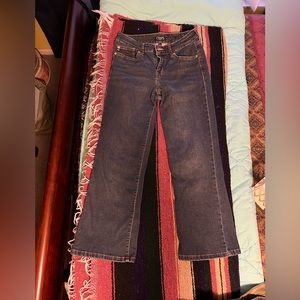 Cropped Chaps denim jeans size 4.